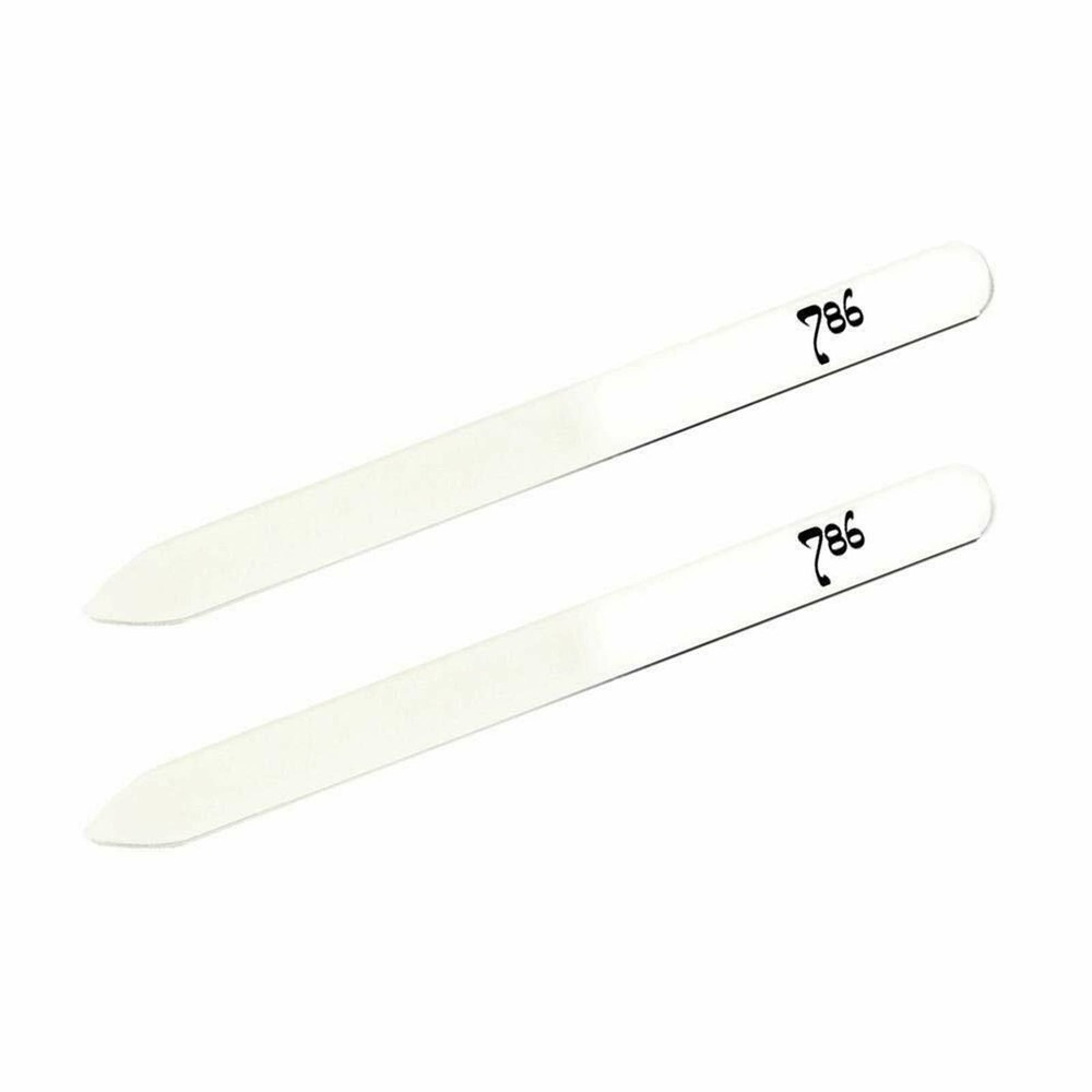 Cosmetics Nail Files - Crystal Glass Nail Files, 2 Piece Set, Best for Shaping